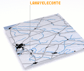 3d view of La Haye-le-Comte