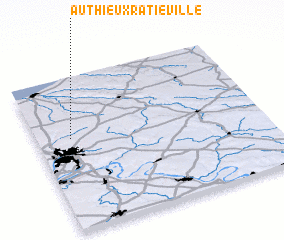 3d view of Authieux-Ratiéville
