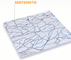 3d view of Saint-Quentin