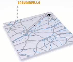 3d view of Brévainville