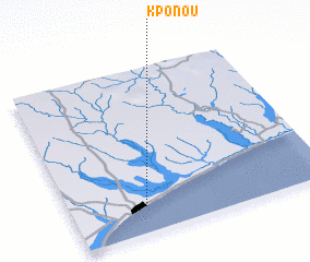 3d view of Kponou