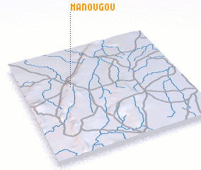 3d view of Manougou