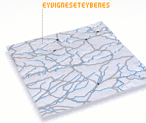 3d view of Eyvignes-et-Eybènes