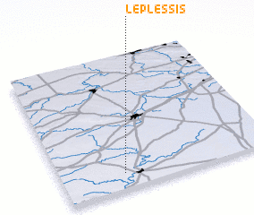 3d view of Le Plessis