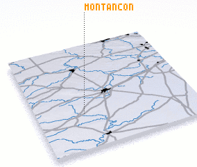 3d view of Montançon