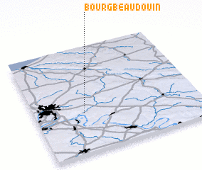 3d view of Bourg-Beaudouin