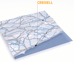 3d view of Creixell