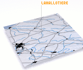 3d view of La Hallotière