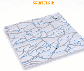 3d view of Saint-Clair