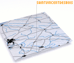 3d view of Saint-Vincent-des-Bois