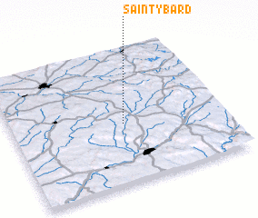 3d view of Saint-Ybard