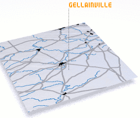 3d view of Gellainville