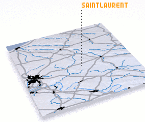 3d view of Saint-Laurent