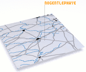 3d view of Nogent-le-Phaye