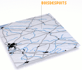 3d view of Bois des Puits