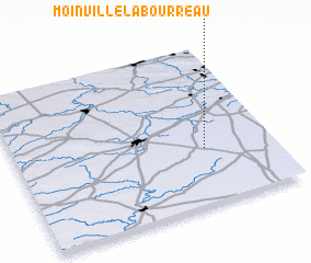 3d view of Moinville-la-Bourreau