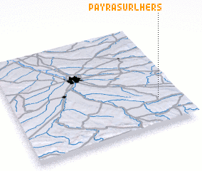 3d view of Payra-sur-lʼHers
