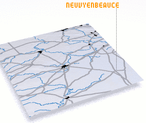 3d view of Neuvy-en-Beauce