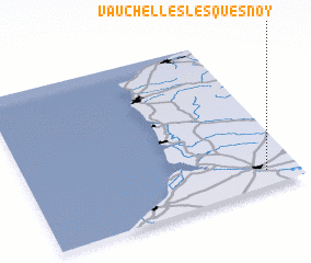 3d view of Vauchelles-lès-Quesnoy