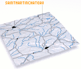 3d view of Saint-Martin-Château