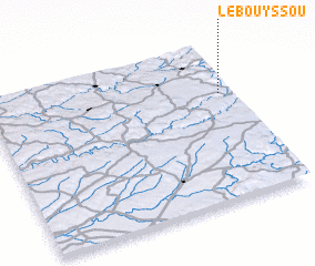 3d view of Le Bouyssou