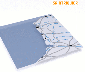 3d view of Saint-Riquier