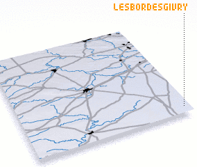 3d view of Les Bordes-Givry