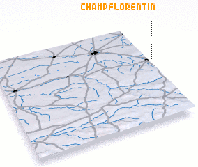 3d view of Champ-Florentin