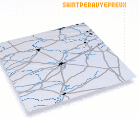 3d view of Saint-Péravy-Épreux