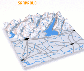 3d view of San Paolo