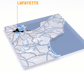 3d view of Lafayette