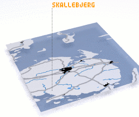 3d view of Skallebjerg