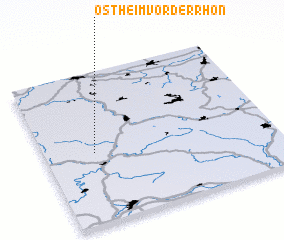 3d view of Ostheim vor der Rhön