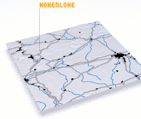 3d view of Hohenlohe