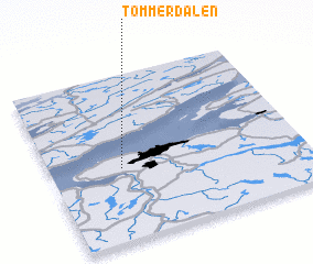 3d view of Tømmerdalen