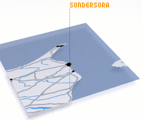 3d view of Sønder Sørå