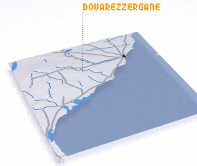 3d view of Douar ez Zergane