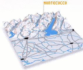 3d view of Montecucco