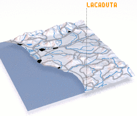 3d view of La Caduta