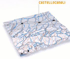 3d view of Castello Canali