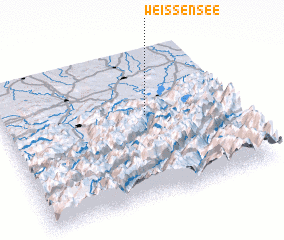 3d view of Weißensee