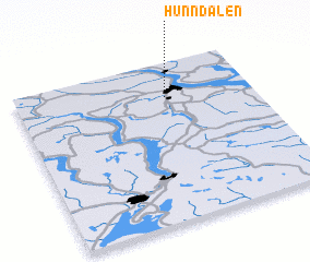 3d view of Hunndalen