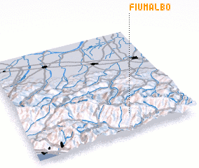 3d view of Fiumalbo