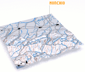 3d view of Monchio