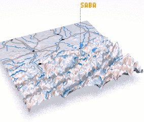 3d view of Saba