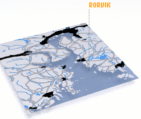 3d view of Rørvik