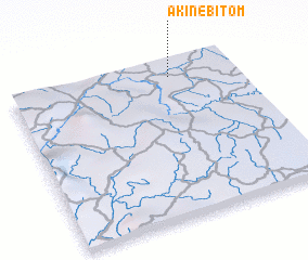 3d view of Akinebitom