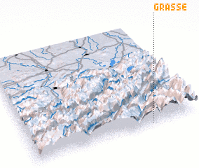 3d view of Grasse