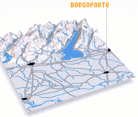 3d view of Borgoforte