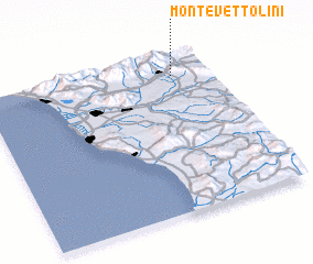 3d view of Montevettolini